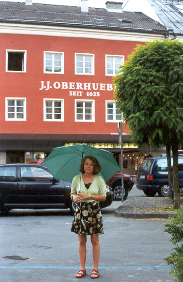 Cinzia a Lienz il 25 Luglio 1998