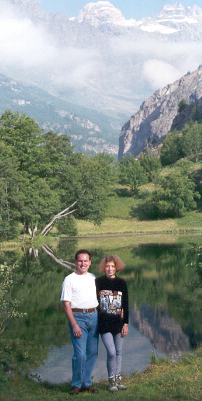 Frank e Cinzia al Lago di Loz il 30 Luglio 1993