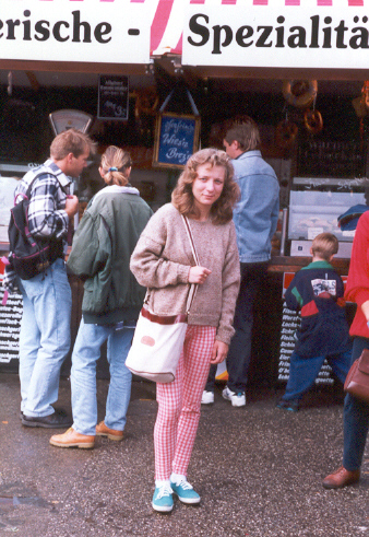 Cinzia il 2 Ottobre 1994 all' OktoberFest